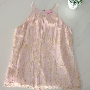 Lilly Pulitzer Del Mar Silk Halter top